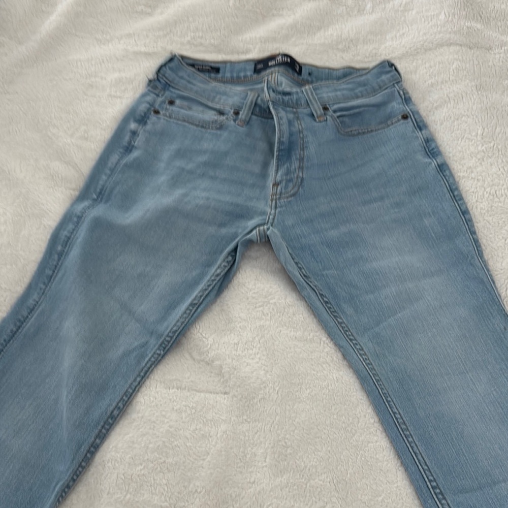 Hollister Blue Super skinny Jeans Classic Denim Style